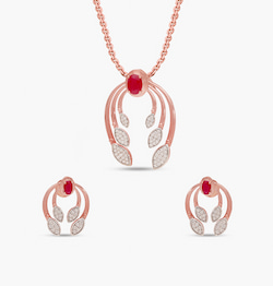 The Swinging Leaflets Pendant Set